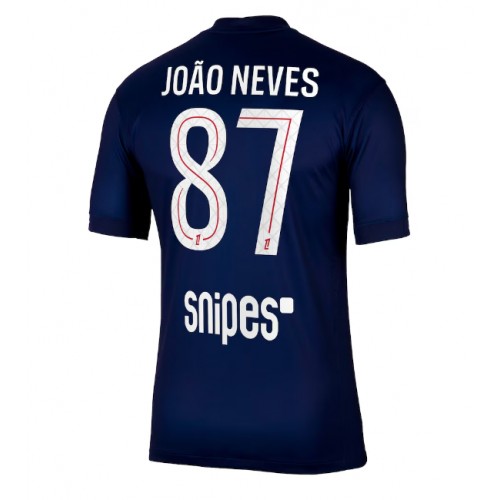 Stroje piłkarskie Paris Saint-Germain Joao Neves #87 Koszulka Podstawowej 2025-26 Krótki Rękaw